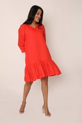 Fleur Dress Coral Blossom